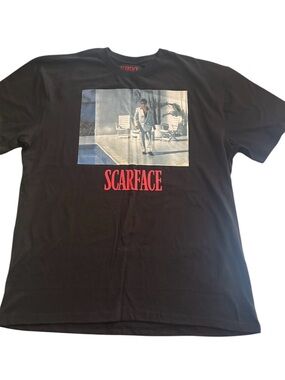 Scarface x Reason Graphic T-Shirt Black XL Movie Tee 100% Cotton
